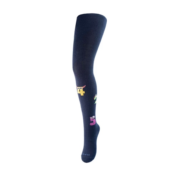Girls cotton tights Dark blue Size 4-6, 6-8 years - Picture 1 of 2